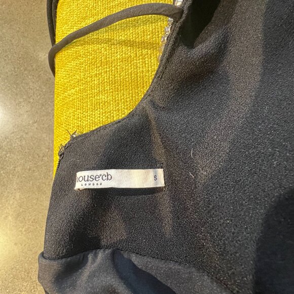 S House of CB ROSA Black Crystal Embellished Maxi Dress - Picture 6 of 10